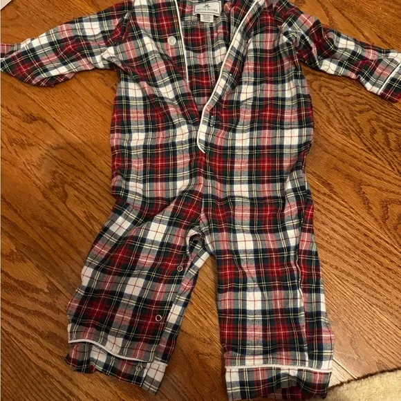 Petite Plume Pajamas Petite Plume Tartan Plaid Kids Pajamas